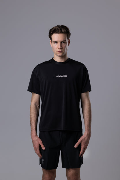 omi athletics x Social Running Club T-Shirt black