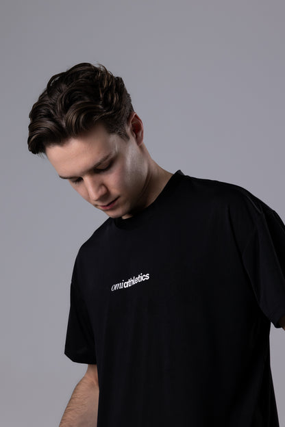 omi athletics x Social Running Club T-Shirt black
