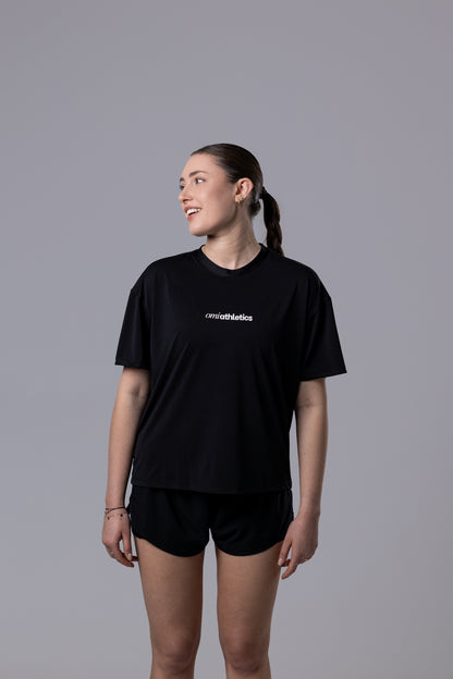 omi athletics x Social Running Club T-Shirt black